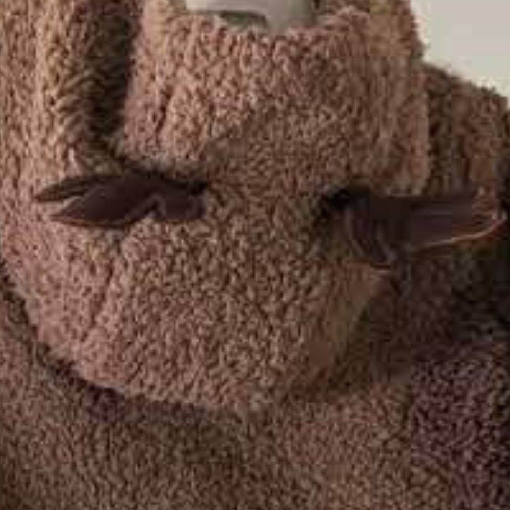 NWT Carter's Baby Boys Sherpa 1-Piece Bunting Brown Reindeer Coverall Pr… - Picture 3 of 7